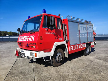  - STEYR 791 4x4 Feuerwehr Kran, Seilwinde & Lichtmast - Hasičské vozidlo