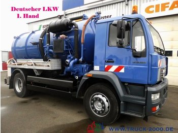 Fekálne vozidlo MAN 18.220 Hochdruck Saug Spülwagen 10m³ 500L Wasser: obrázok 1