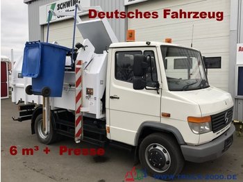 Auto na odvoz odpadu na prepravu odpad Mercedes-Benz 814 D 6m³Seitenlader*Presse*1.Hand*DeutscherLKW: obrázok 1