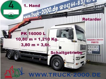Valníkový/ Plošinový nákladný automobil MAN TGA 26.430 PK16000L*10m=1,3t.*4m=4t.*GrPlakette*: obrázok 1