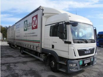 Plachtové nákladné vozidlo MAN TGL 12.250 EURO6 + Anhanger tandem: obrázok 1