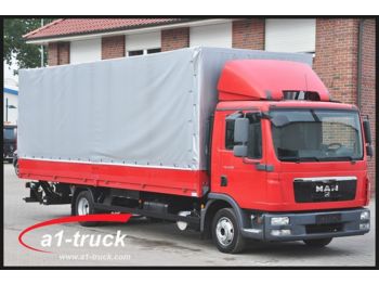Plachtové nákladné vozidlo MAN TGL 8.180 BL, Edscha, Standheizung, Klima: obrázok 1