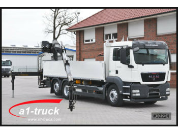 Valníkový/ Plošinový nákladný automobil MAN TGS 26.440 6x2 BL, ZF-Intarder, HIAB XS 166 K PR: obrázok 1