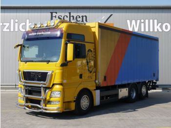 Plachtové nákladné vozidlo MAN TGX 26.540 6x2-2 LL, Standklima, Bullfänger: obrázok 1