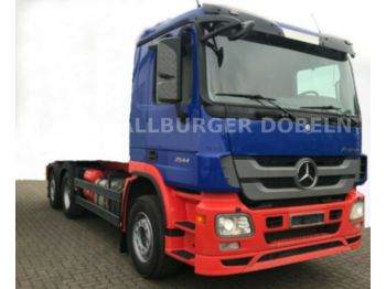 Valníkový/ Plošinový nákladný automobil Mercedes-Benz  2544 LL  Prits. / HIAB Kran  + FUNK: obrázok 1