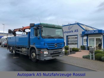 Valníkový/ Plošinový nákladný automobil Mercedes-Benz Actros 2541 Liftachse Kran Tempomat Klima: obrázok 1