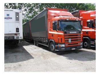 Scania 124/400 curtainside combi - Plachtové nákladné vozidlo