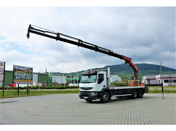Valníkový/ Plošinový nákladný automobil Renault  Premium 370 DXI Pritsche 6,80m+Kran/FUNK: obrázok 1