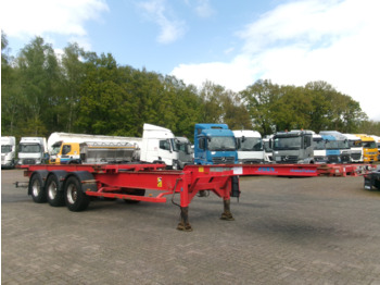 Asca 3-axle container trailer 20-40-45 ft + hydraulics - Náves preprava kontajnerov/ Výmenná nadstavba: obrázok 2