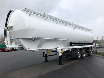 HEITLING 51 m3, 7 compartments animal food silo trailer - Cisternový náves