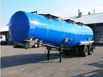 Maisonneuve Chemical tank Inox 31m3 / 3 comp. - Cisternový náves