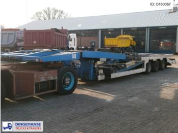 Louault 3-axle truck/machinery transporter trailer - Náves podvalník