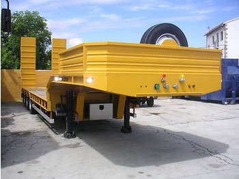  Lowbed semi-trailer Galtrailer PM3 3axles - Náves podvalník