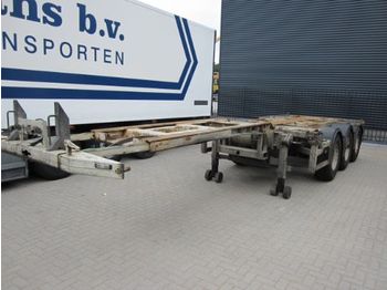 Kromhout 3-ass.containerchassis HC - Náves preprava kontajnerov/ Výmenná nadstavba