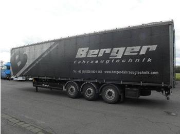  Berger, Sattelauflieger SAPL 24LTP, Leicht - Plachtový náves
