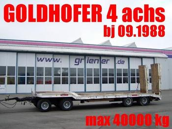 Goldhofer TU4 2 x 2 31/80 BLATT / HYDR. RAMPEN 40 TO. max - Príves podvalník