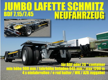 Schmitz AWF 18 jumbo maxi zwillingsb.min 900-1200 mm !!! - Príves preprava kontajnerov/ Výmenná nadstavba