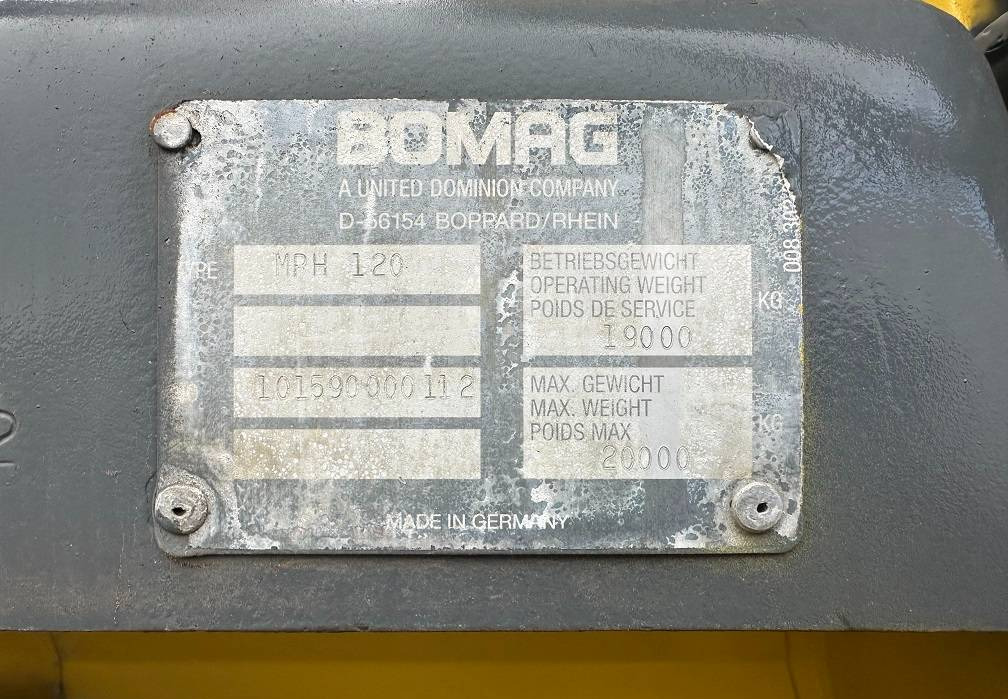 Stabilizátor zeminy Bomag MPH 120: obrázok 14