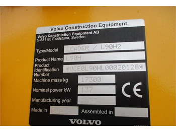 Volvo L 90 H H2 AGRICULTURE DK-maskine, Co-Pilot, LANG-  - Kolesový nakladač: obrázok 3